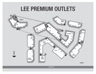 Download Printable Center Map. - Premium Outlets