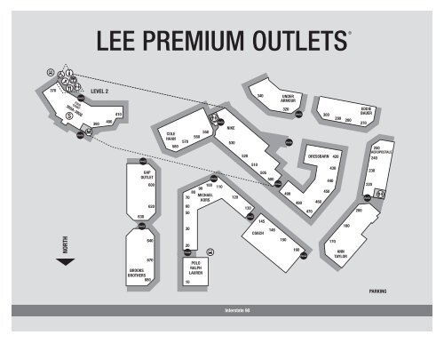 Download Printable Center Map. - Premium Outlets