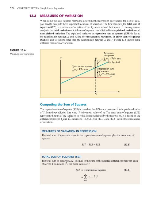 CHAPTER 13 Simple Linear Regression