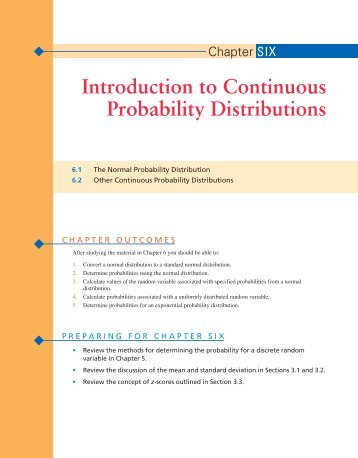 Introduction to Continuous Probability Distributions