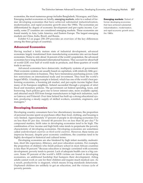 Understanding Emerging Markets