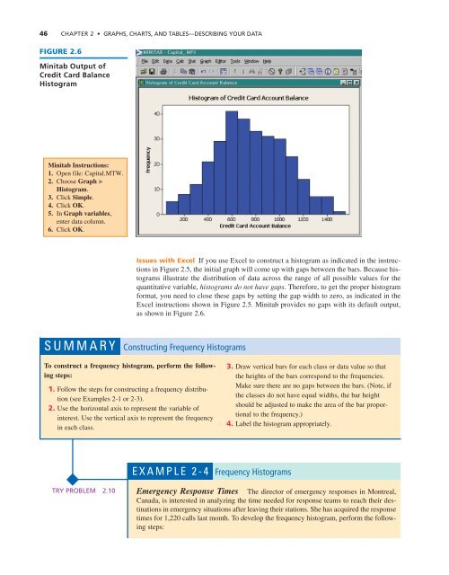 Chapter 2: Graphs, Charts, and Tables--Describing Your Data