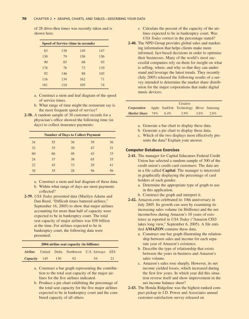 Chapter 2: Graphs, Charts, and Tables--Describing Your Data