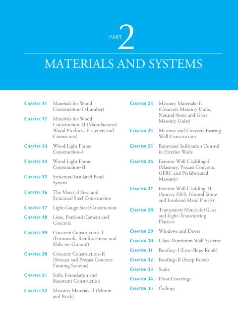 MATERIALS AND SYSTEMS