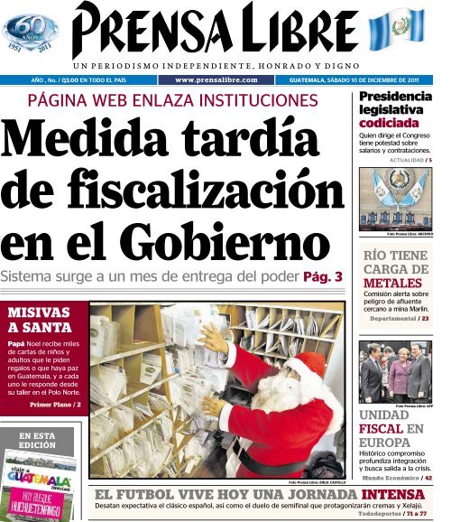 PÁGINA WEB ENLAZA INSTITUCIONES - Prensa Libre