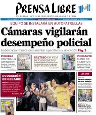 EQUIPO SE INSTALARÁ EN AUTOPATRULLAS - Prensa Libre