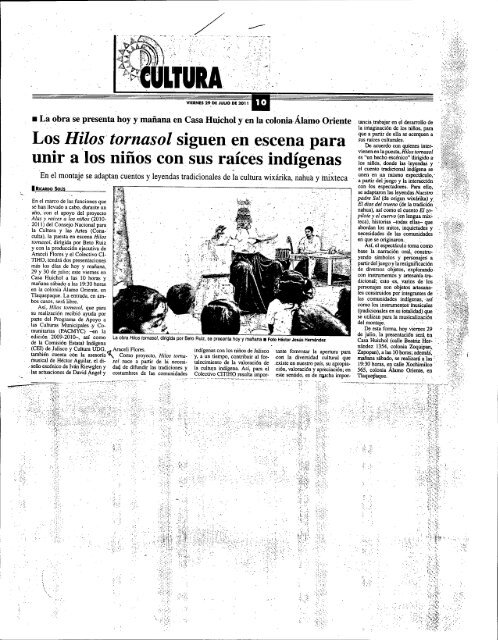 telaraña en elTelmex~ - Prensa y Comunicaciones - Universidad de ...