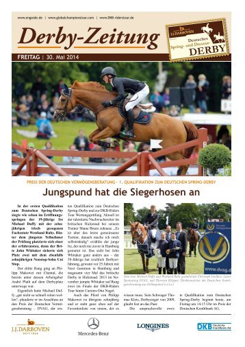 Spring- und Dressur-Derby 2014 - Turnierzeitung Freitag