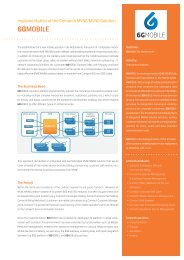 Case Study - 6GMobile - Comarch - Knowledge Center