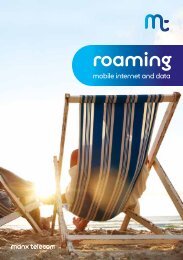 Roaming Information - Manx Telecom