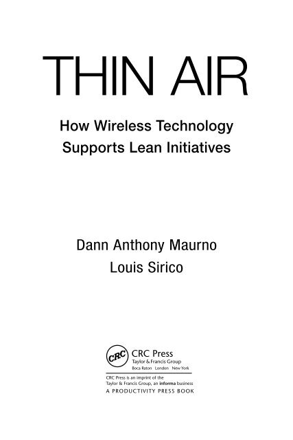 Thin Air: How Wireless Technology Supports Lean ... - Prepaid MVNO