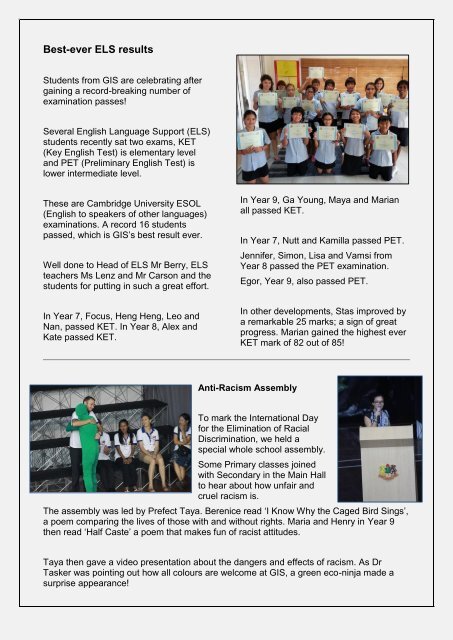 NEWSLETTER