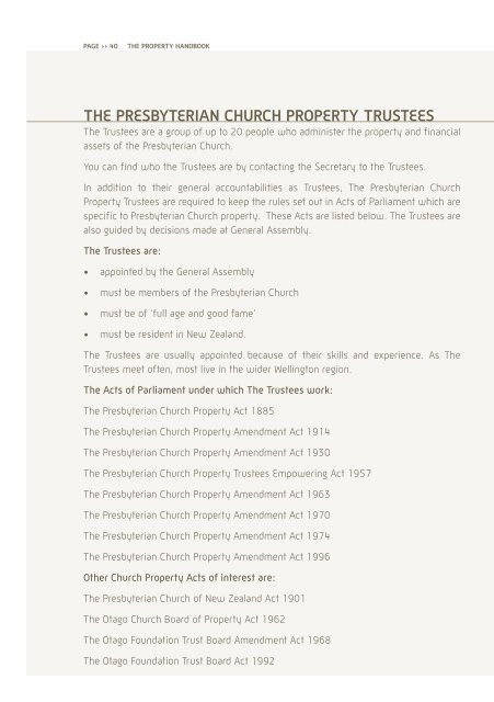 Download The Property Handbook - Presbyterian Church of ...