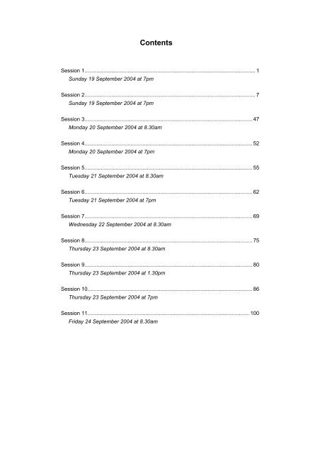 Contents - Presbyterian Church of Aotearoa New Zealand