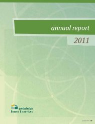 2011 Annual Report - Presbyterian Homes & Services