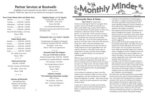Partner Services at Boutwells - Presbyterian Homes & Services