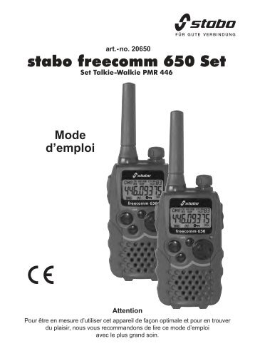 stabo freecomm 650 Set - President Electronics