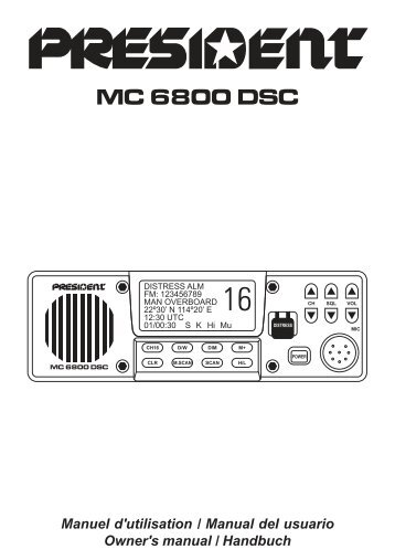 MC 6800 DSC - President Electronics