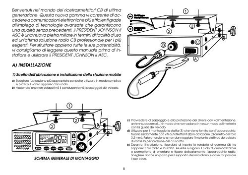 Manuale di istruzioni - President Electronics