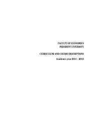 Curriculum - President University