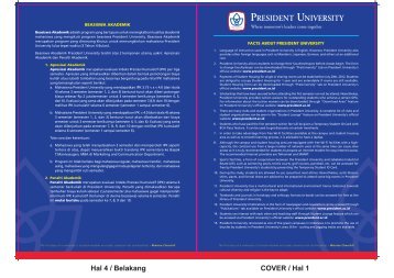 Beasiswa Akademik - President University