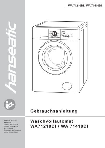 Gebrauchsanleitung Waschvollautomat WA71210DI / WA 71410DI