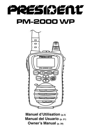 PM-2000 WP - President Electronics
