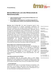 Michael Mittermeier und Joko Winterscheidt als Markenbotschafter