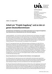 Meldung als pdf - Pressestelle der Universität Augsburg