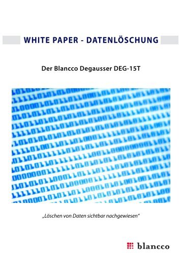 WHITE PAPER - DATENLÖSCHUNG - All-About-SECURITY