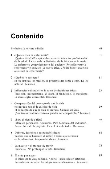 Tabla de Contenido