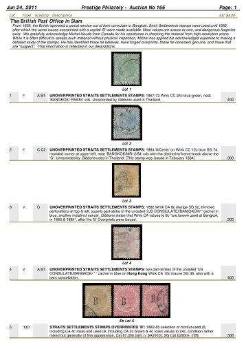 PDF Version - Prestige Philately