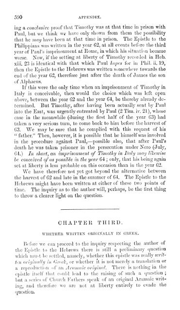 Timothy to Hebrews - The Preterist Archive