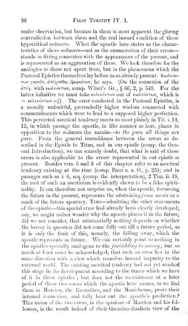 Timothy to Hebrews - The Preterist Archive