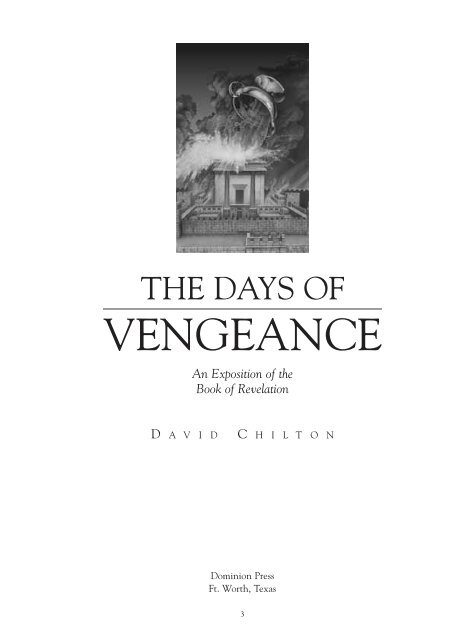 Days of Vengeance - The Preterist Archive