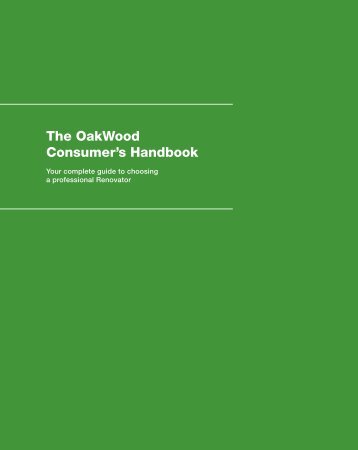 The OakWood Consumer’s Handbook