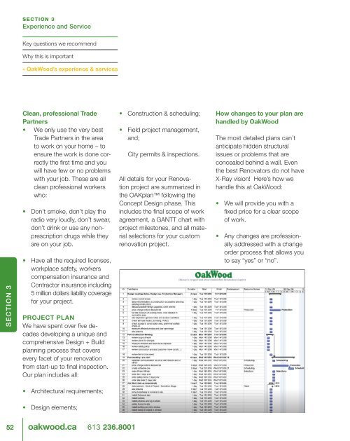 The OakWood Consumer’s Handbook