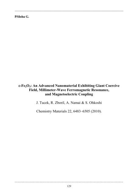 Îµ-Fe2O3: An Advanced Nanomaterial Exhibiting Giant Coercive ...