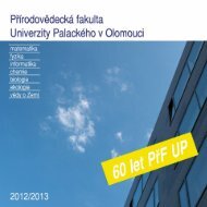 v elektronickÃ© podobÄ ve formÃ¡tu PDF - PÅÃ­rodovÄdeckÃ¡ fakulta ...