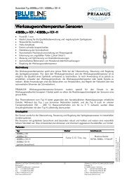 Werkzeugwandtemperatur-Sensor Typ 4008B-101 ... - Priamus