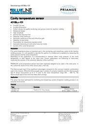 Cavity temperature sensor type 4010B-101 - Priamus