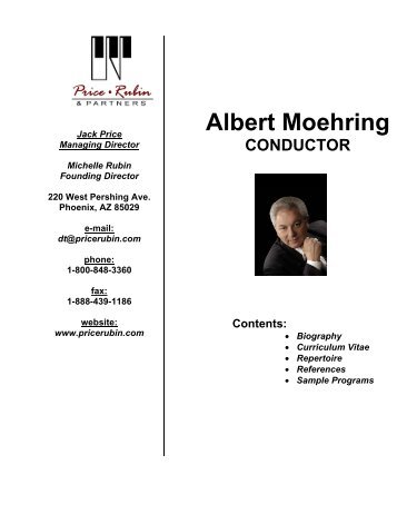 Albert Moehring - Price Rubin & Partners