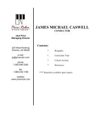 JAMES MICHAEL CASWELL - Price Rubin & Partners