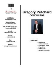 Gregory Pritchard - Price Rubin & Partners