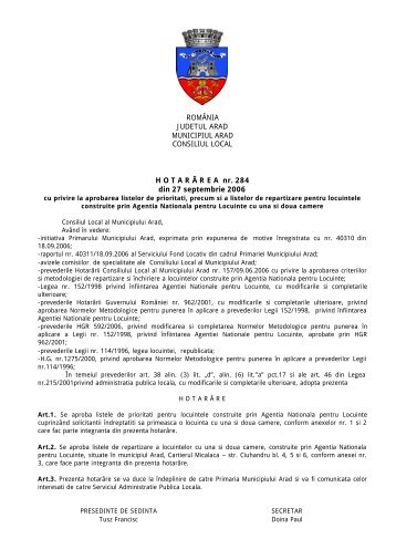 Vizualizare PDF - PrimÄria Municipiului Arad