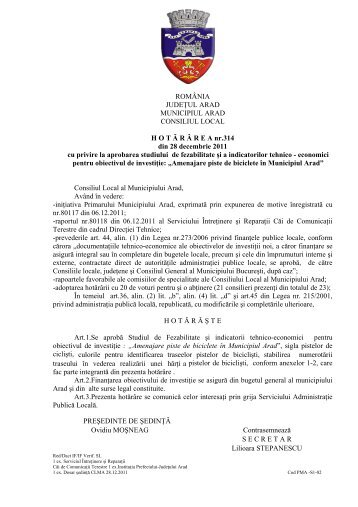 Vizualizare PDF - Primaria Municipiului Arad