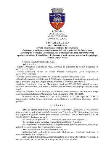 Vizualizare PDF - Primaria Municipiului Arad