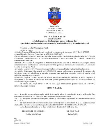 Vizualizare PDF - Primaria Municipiului Arad