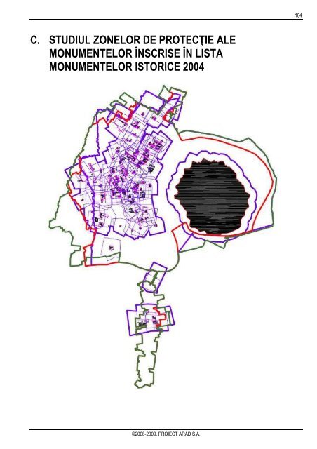 Zona monumente protejate - Primaria Municipiului Arad