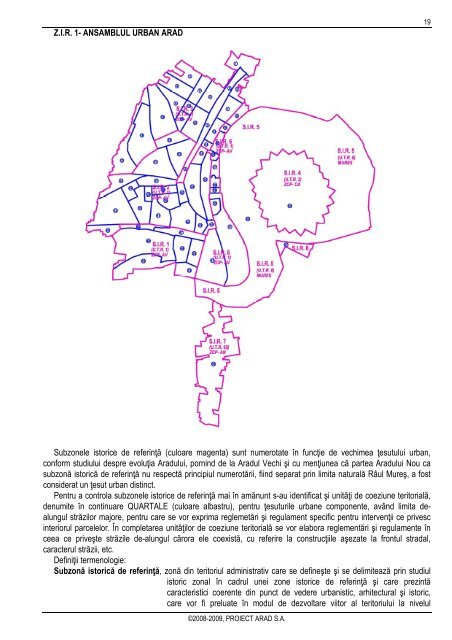 Zona monumente protejate - Primaria Municipiului Arad